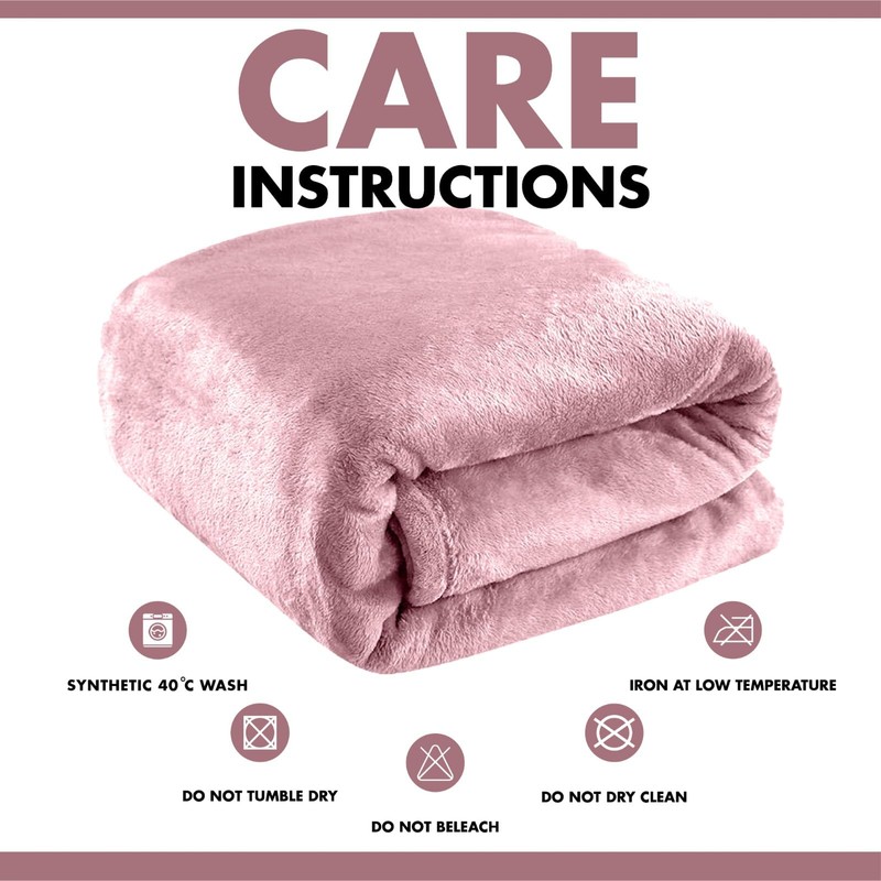 Lions Fleece Throw Blanket - 100% Polyester, Ultra Soft Faux