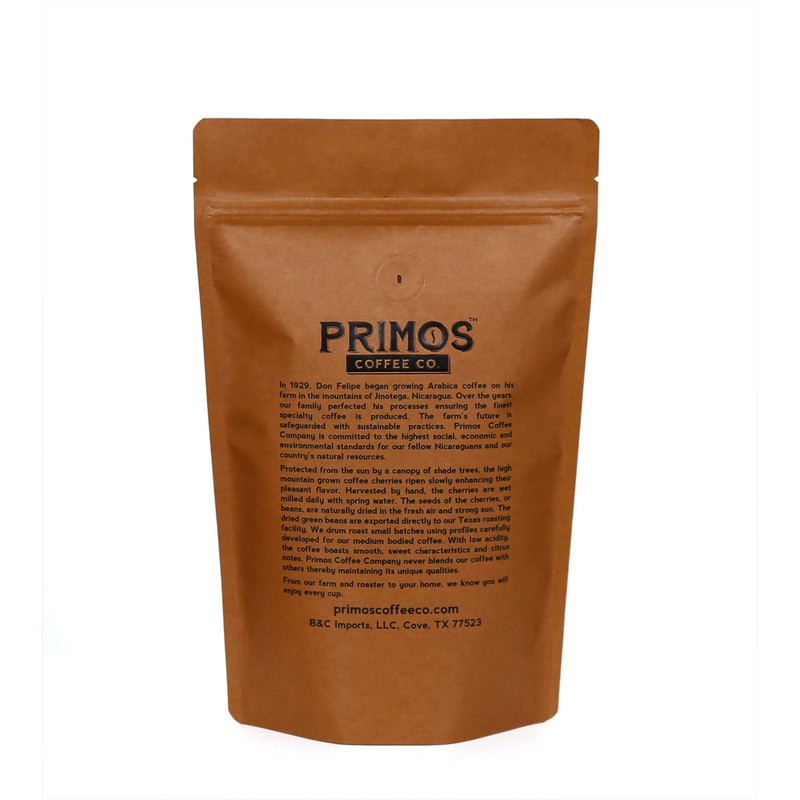 French Press Specialty Coffee, Coarse Ground, Primos Coffee Co (Medium