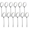 Extra Large Serving Spoons Set of 12, 11.4 inch Foodgrade