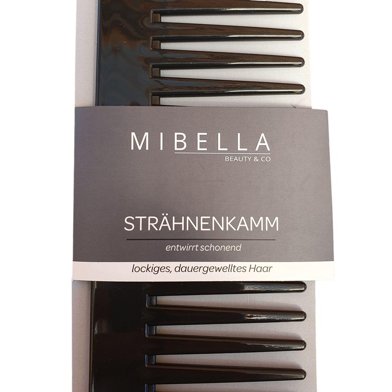Mibella Hair Extension Comb Wide Detangling Comb for Curly and