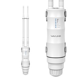 WAVLINK AC1200 Outdoor Long Range WiFi Extender/Wireless Access Point with Active/Passive POE,WAN/LAN Port,IP67 Waterproof, Dual Band 5G+2.4G, 2x7dBi Antennas,Supports Router/AP/Repeater Modes