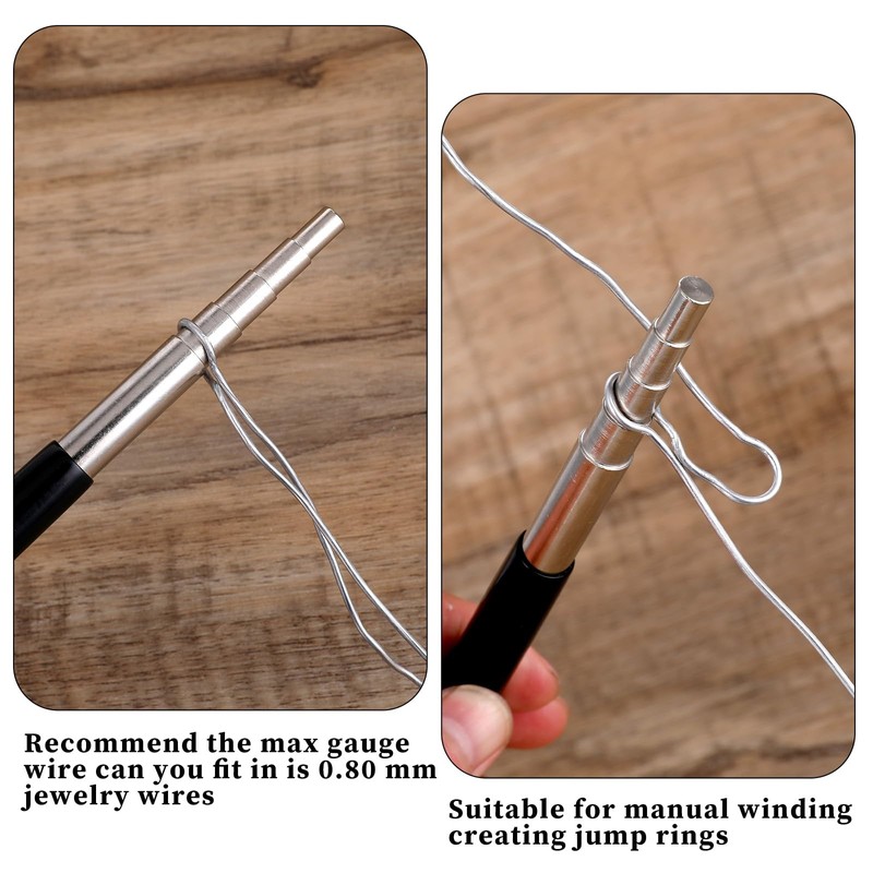 2 Pack Coil Jig Tool Set, Stainless Steel Micro 1.5mm-10mm