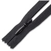 5 inch Invisible Zipper Black Non Separating Zipper Nylon Black