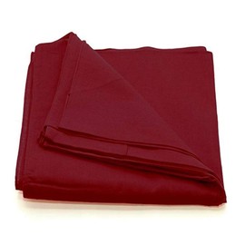 Solid 100% Cotton Unisex Bandana - 12 Pack (Burgundy)