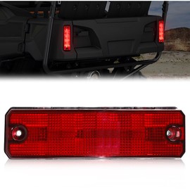 XATVXUTV 1PC LED Tail Light for Pioneer 520 700 1000 14-25, Red Rear Taillight Brake Stop Lamp for Honda Pioneer 520 700 1000 2014-2025 Accessories, Replace OEM#33700-HL3-A01