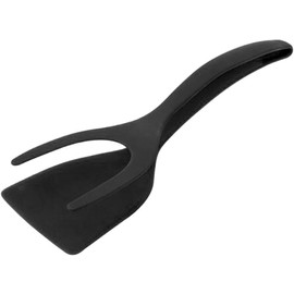 2 in 1 Grip and Flip Spatula Tongs,Egg Flipper Spatula,Egg Pancake Fish French Toast Omelette Making, Kitchen Cooking Tool