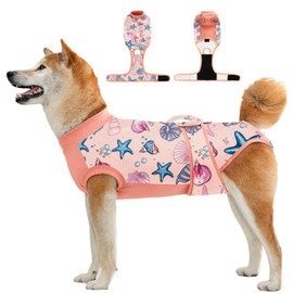 Aimydog Recovery Suit for Dogs Cats,Female Male Dog Onesie for Spay Neuter,Substitute E-Collar & Cone,Anti-Licking Breathable Onesie for Small Medium Large Dogs Cats (Starfish,S)