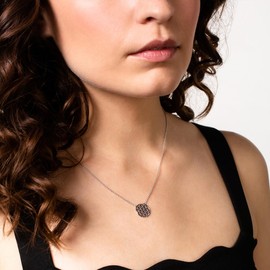 Xenox Women Silver Pendant Necklace - XS2898