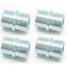 Luomorgo 4 Pcs 1"/25.4mm Wire Shelf Connectors, Metal Rack Connector