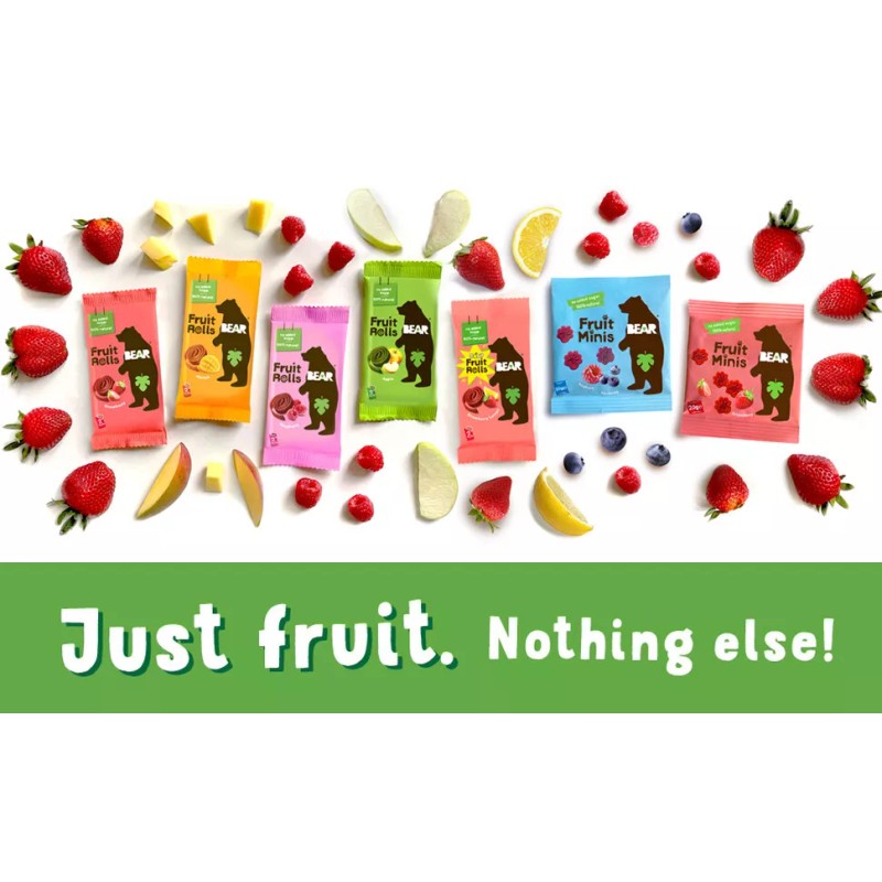 Bear Yoyos Real Fruit Rolls 5 Flavor Varitey Sampler 10