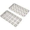 HAOHIZE Stainless Steel Ice Cube Tray, Ice Cube Tray with