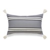 Hofdeco Neutral Decorative Lumbar Throw Pillow Cover ONLY, for Couch,