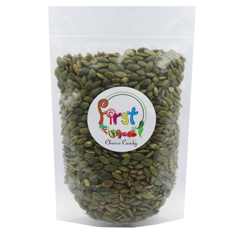 FirstChoiceCandy Roasted and Salted Kernel Pumpkin Seeds (Pepitas) 3 Pound