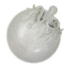 Creative Co-Op 13.75 Inches Stoneware Octopus Bowl with Reactive Glaze,