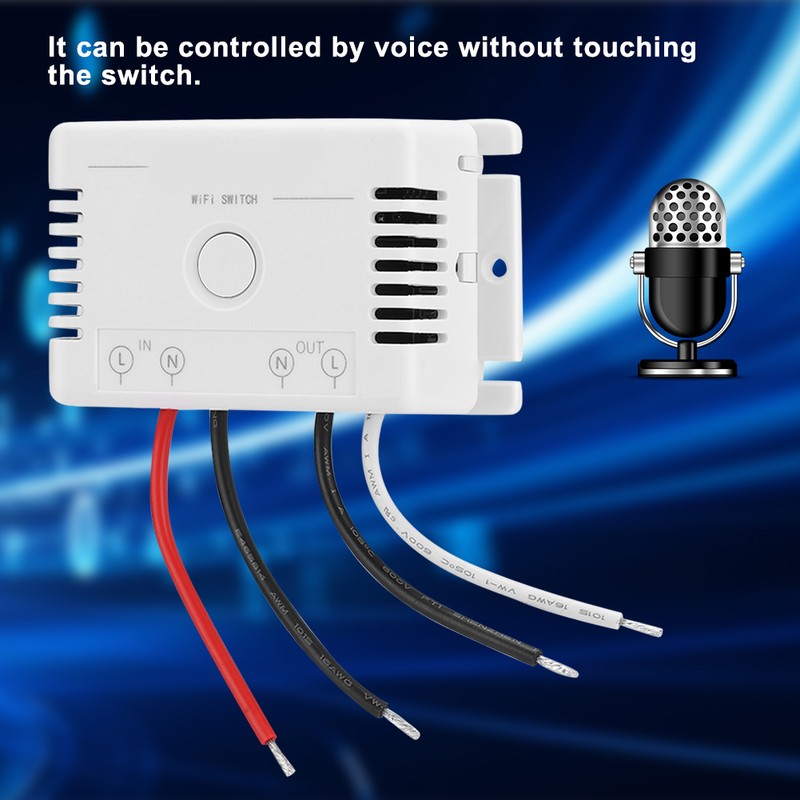 AC90- Remote Control Manual APP Wifi Home Intelligent Power Switch