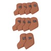 10PCS Golf Head Protective Covers Waterproof PU Material Golf Putter