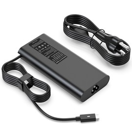 130W USB C Laptop Charger for Dell XPS 15 16 17 9500 9510 9520 9530 9575 2-in-1 9640 9710 9720 9730, Precision 3470 3480 3540 3541 3570 3571 3580 3581 5480 5550 5560 5570, Latitude, Type C Power Cord
