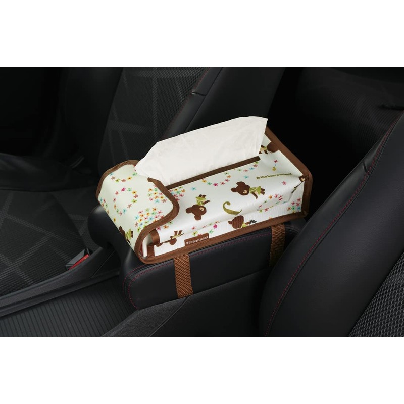 Skater CTSC1-A Car Tissue Box Cover, Tissue Case, Bear's Gakko
