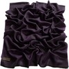 Purple & Black Solid Colour Fringe Design Nepalese Shawl Scarf