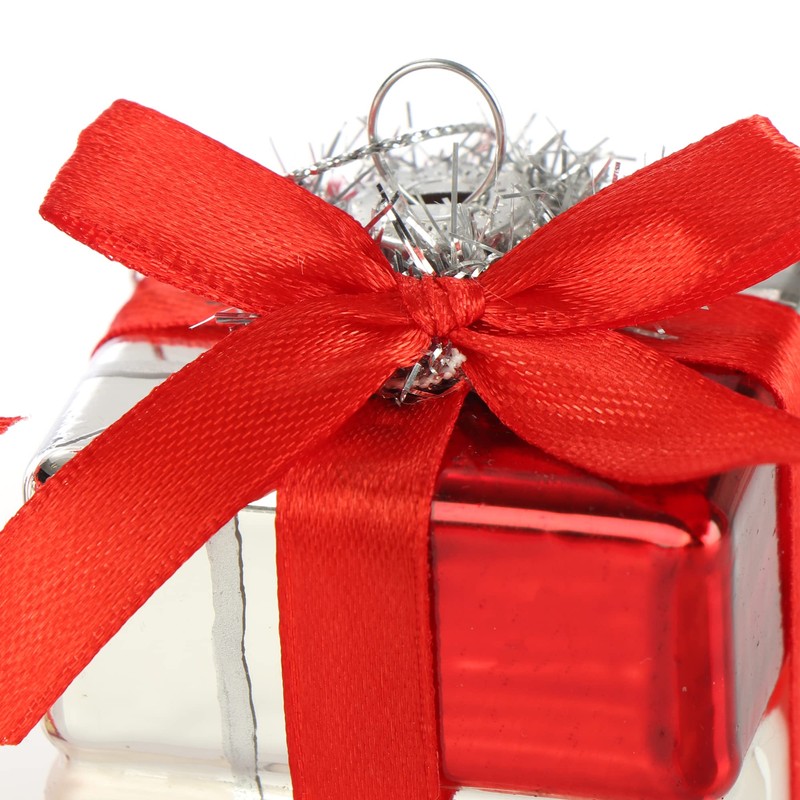 com-four® 6 x Christmas Tree Pendant Gift – Christmas Bauble
