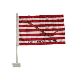 Ant Enterprises 12x18 1st Navy Jack Gadsden Double Sided Car Vehicle 12"x18" Flag