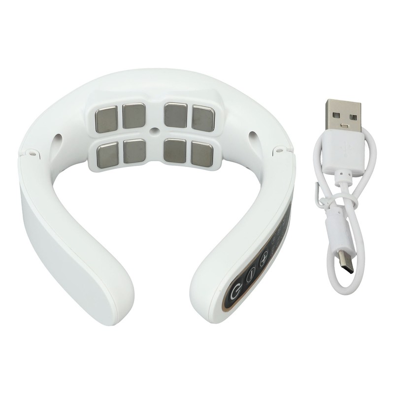 Electric Neck Massager Hot Compress 6 Modes 15 Gears Reduce