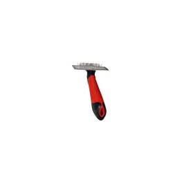 Karlie Professional Slicker Brush, Dog Brushes, M, Rubber, Red/Black, 16.5 x 6.5 cm