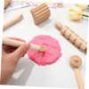 Gadpiparty 1Set Wooden DIY Clay Tool for Safe Plasticine Shaping