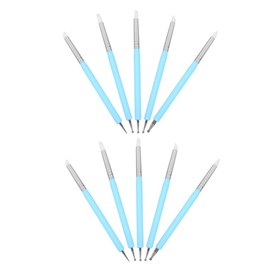 IWOWHERO 1 Set Double Ended UV Gel Nail Art Dotting Tools Set Durable Lightweight Manicure Pens for DIY Nail Art for Fine Details and Special Patterns