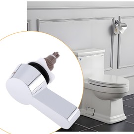 SG Store Toilet Cistern Dual Flush Lever Plastic Handle Chrome 7.8 * 6.8cm for Handle-Operated Cistern Flush System