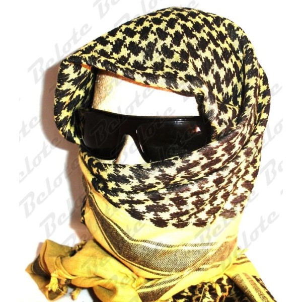British SAS Shemagh Balaclava Khuffiah Sand & Black NEW
