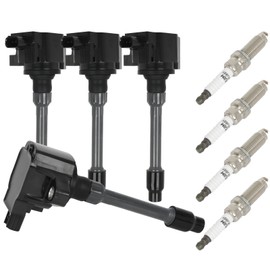 ASAPE 4PCS Ignition Coil Pack UF781 and 4PCS Iridium Spark Plugs Fit for 2019-2022 for Honda Insight 2016-2023 for Honda Civic 2018-2021 for Honda Clarity 2019-2023 for Acura RDX