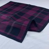 DsHome Men's Handkerchief, Cotton, 3-Piece Set, 17.9 x 16.9 inches
