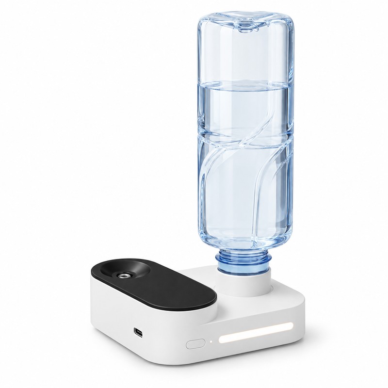 Portable Water Bottle ,Humidifier for Personal Spaces – Rechargeable Mist