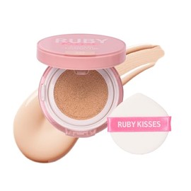Ruby Kisses Base De Maquillaje En Cojín, Maquillaje Coreano De Cobertura Total, Ligera Y Duradera, Acabado Natural Y Luminoso Que Dura Todo El Día... 