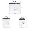 SOTECH Potato Onion Garlic Storage Bin with Lid Set of