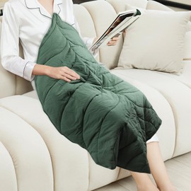 MEKOTRIN Soft, Skin Friendly and Comfortable Baby Kids Play Mat for Toddlers, Crawling Pillow with Leaf Shape Made of Cotton, Suitable for Baby Shower (Green)