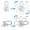 Scettar Pack of 2 Magnetic Hooks Extra Strong 32 mm