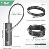 M METERXITY 1-Set Gate Locks for Outdoor Fence Heavy Steel