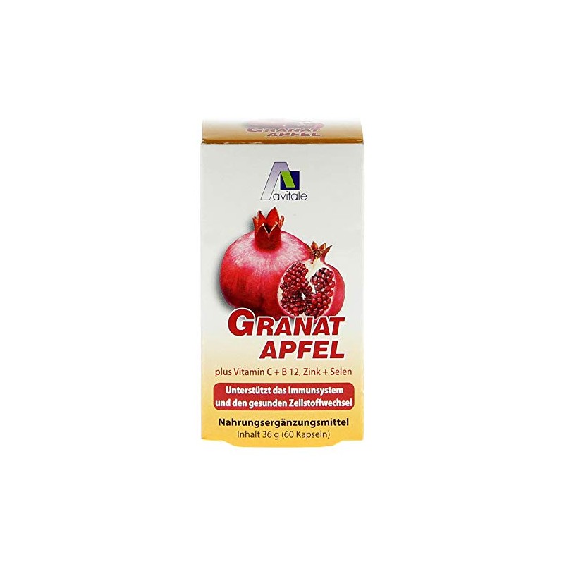 Avitale Pomegranate 500 mg plus Vit.C + B12 + Zinc