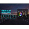 Universal Motorcycle RGB Spot Light, Auxiliary Lamp Light with RGB