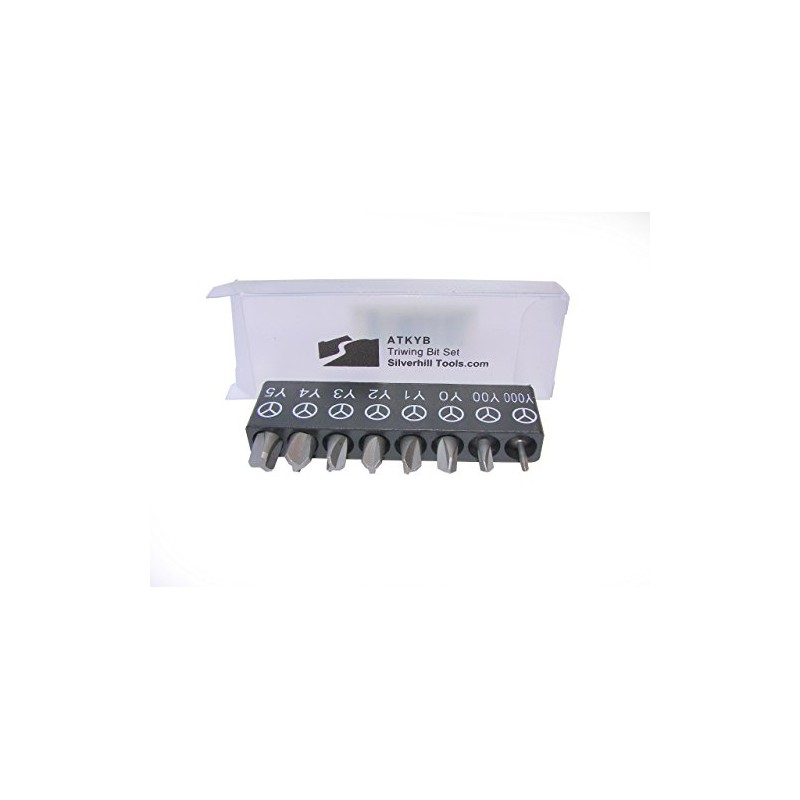 Silverhill Tools ATKYB Triwing Bit Set, 8 bits, Sizes Y000