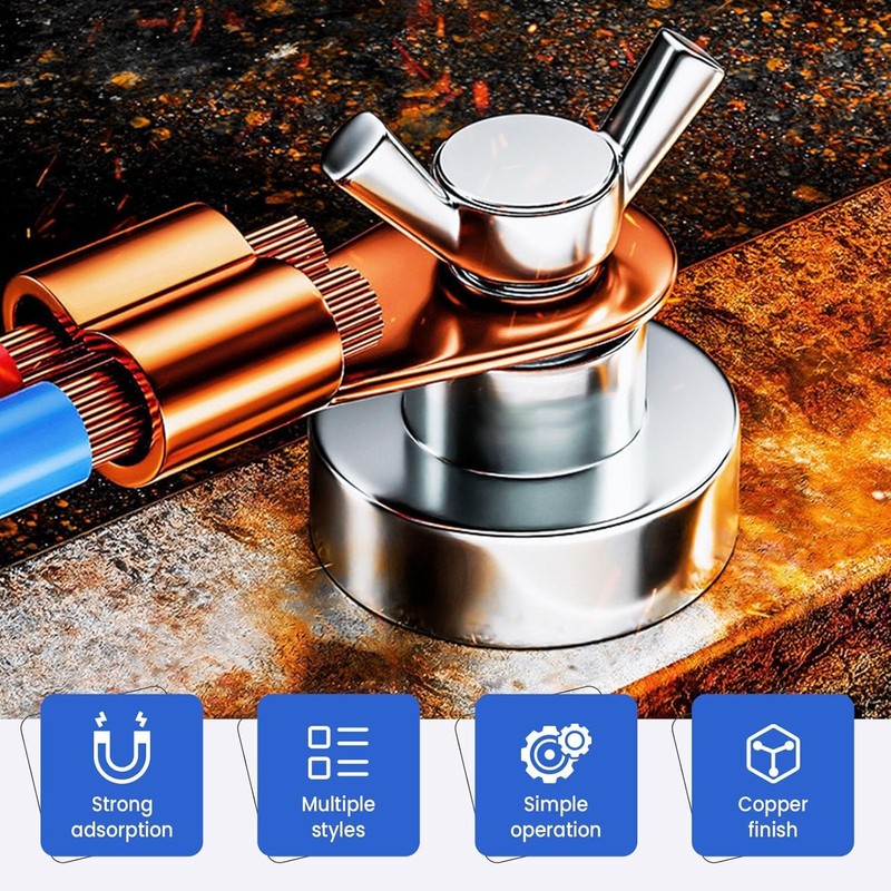 Welding Magnetic Grounding Clamp, 2025 New Upgrade Magnetic Welding Ground