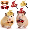 4 Pack Halloween Hamster Costume Small Animal Clothes Funny Witch