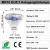 Vinaco Leuchtmittel MR16 GU5.3 Halogen, 6er-Pack 12V GU5.3 50W, Leuchtmittel