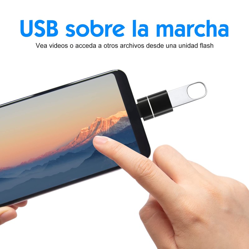 HEEDU Adaptador USB C a USB 3.0, Adaptador USB C(2