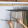 30 Pack Open Ended Pants Hangers, Non-Slip Metal Trouser Hangers
