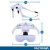 YOCTOSUN Magnifying Glasses with Light, Head Mount Magnifier with 5