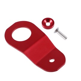 X AUTOHAUX Engine Water Tank Radiator Bracket Radiator Stay Mount Bracket and Washer Kit for Honda Civic 1996-2000 Aluminum Alloy Red 1 Set