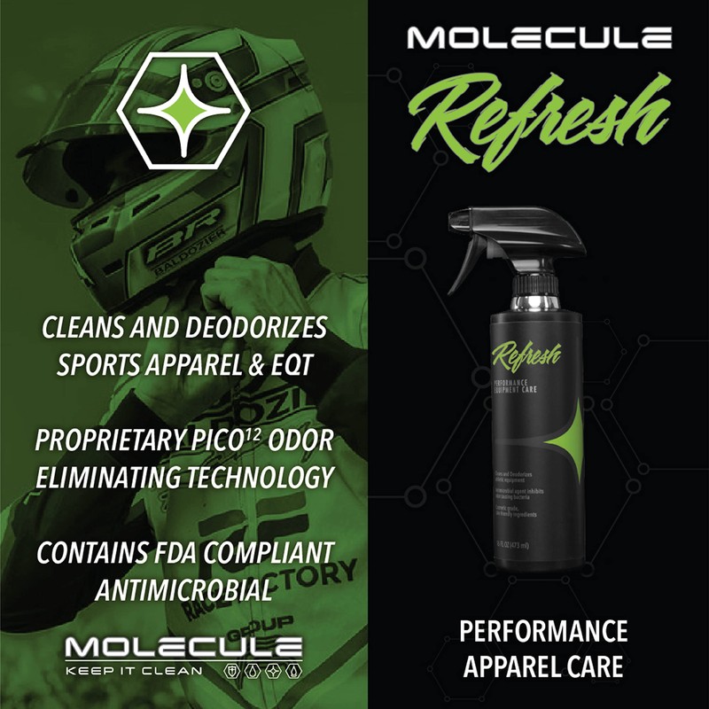 Molecule Refresh | Performance Apparel Care | Cleans and Deodorizes